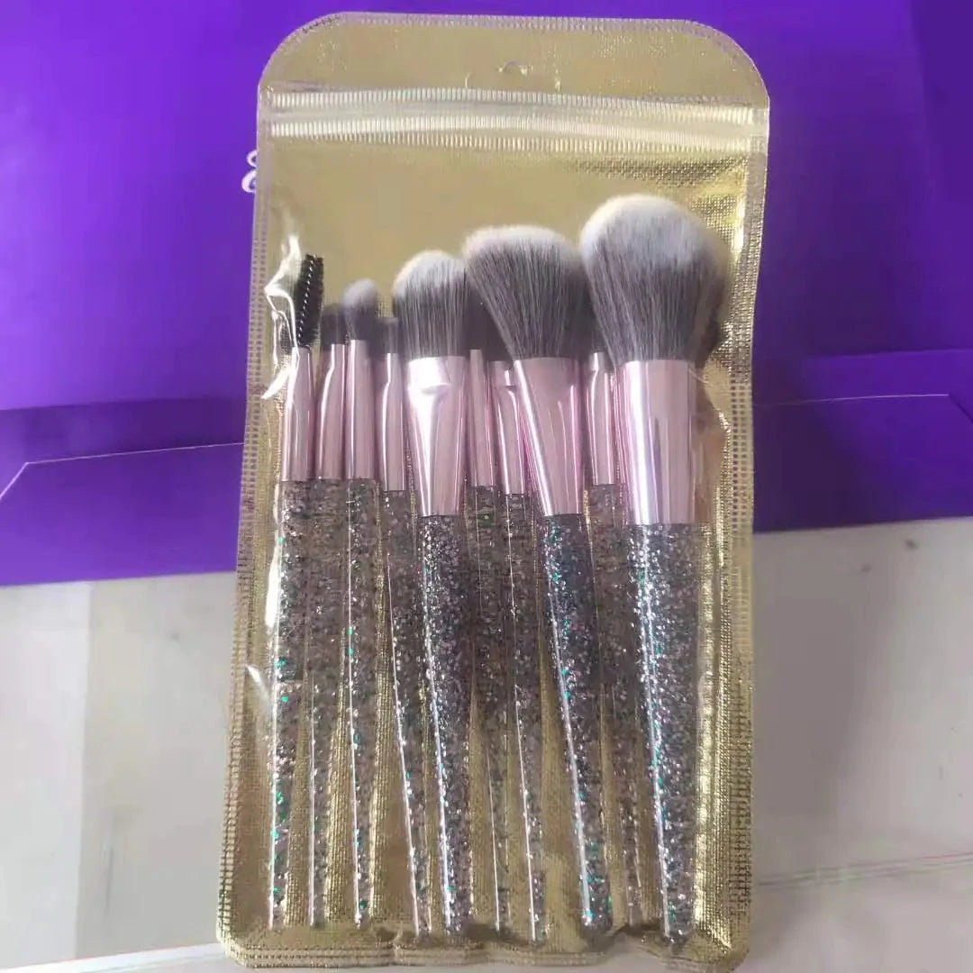 10-Piece Makeup Brush Set for Beauty and Blending Shopera