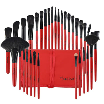 32-Piece Makeup Brush Set for Beauty and Cosmetics