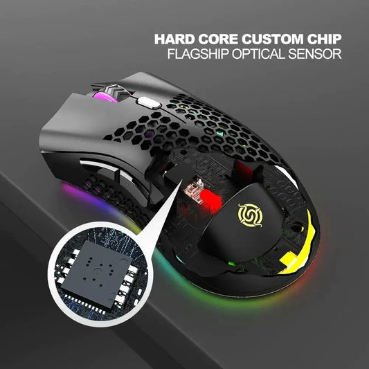 BM600 Rechargeable Wireless RGB Gaming Mouse for PC Shopera