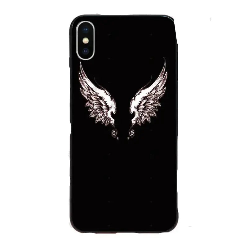 Devil and Angel Wings Phone Case for Apple Devices Shopera