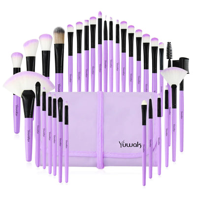 32-Piece Makeup Brush Set for Beauty and Cosmetics