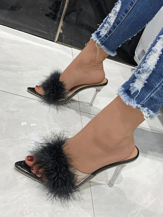Pointed Toe Stiletto Sandals for Women Shopera