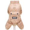 Thicken Warm Dog Jumpsuit – Winter Fleece Pet Clothes for Small & Medium Dogs