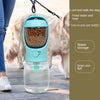 2-in-1 Dog Cat Water Bottle – Portable Outdoor Travel Food & Water Bowl