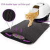 Double Layer Cat Litter Mat – Waterproof, Non-Slip & Washable Trapping Pad
