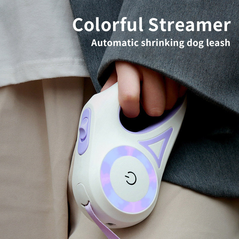 Dog Leash Retractable Leash And Dog Collar Spotlight Automatic Pet Dog Cat Traction Rope For Small Medium Dogs Pet Product Shopera