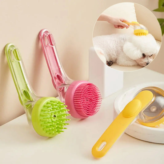 Long Handle Silicone Pet Shower Brush