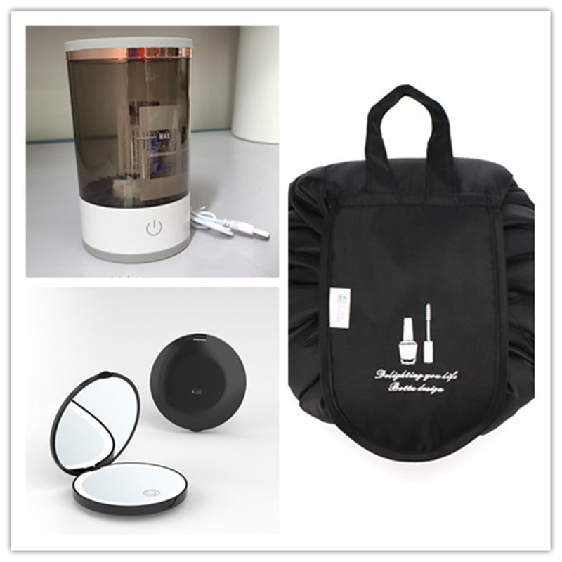 Women Eye Shadow Brush Cleaning Tool Portable Electric Makeup Brush Cleaner Machine With USB Charging Automatic Cosmetic Brush Shopera