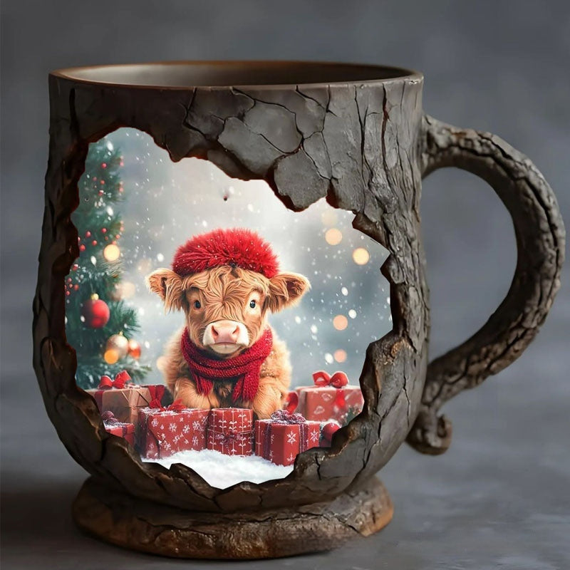 Resin Bigfoot Forest Flame Mark Cup Shopera