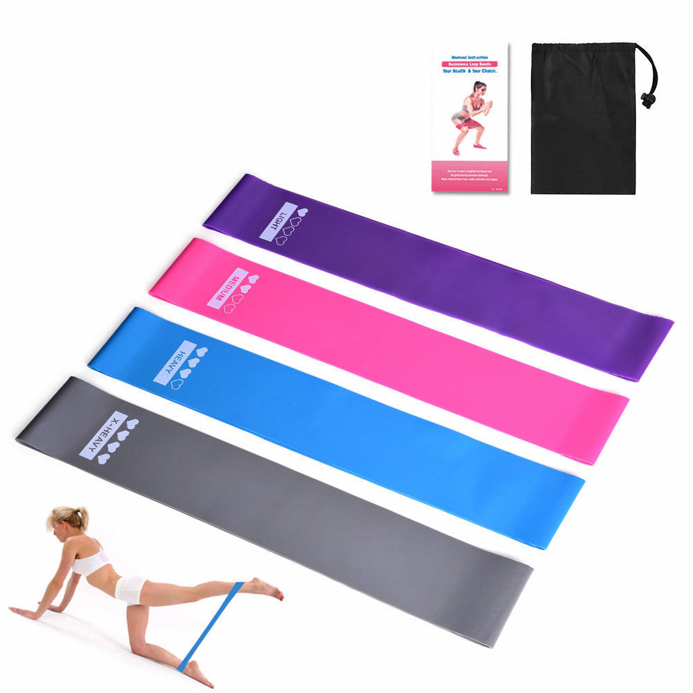 Resistance Bands Sealing Elastic Booty Sport Bodybuilding Rubber Band For Fitness Gym Leagues Equipment Sports Mini Yoga Shopera