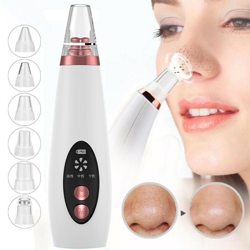 Blackhead Pore Vacuum Cleaner Nose Cleanser Blackheads Remover Blackhead Acne Removal Button Face Suction Beauty Skin Care Tool Shopera