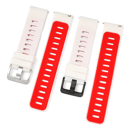Two-color Smart Watch Silicone Band 20 22mm