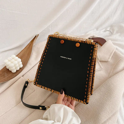 Hand-Stitched Woven Small Bags for Girlfriends