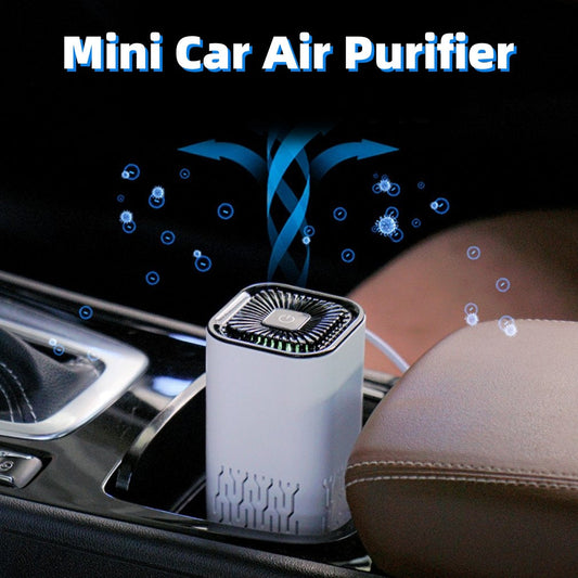Car Air Purifier Portable Negative Ion Generator Remove Formaldehyde Dust Smoke Air Freshen Washer For Home Car Shopera