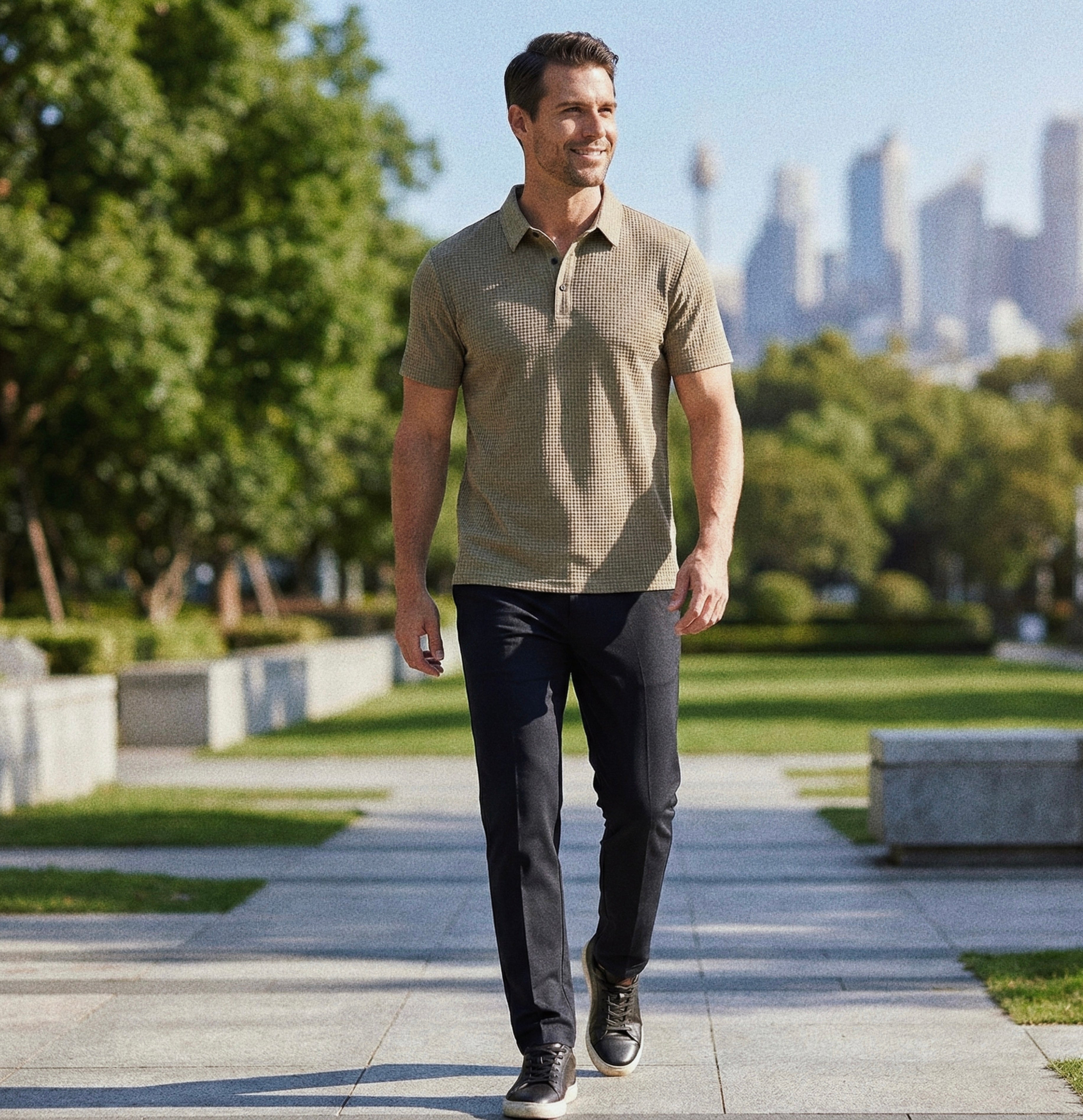 Men’s Ice Silk Mesh Short Sleeve T-Shirt – Breathable Quick-Dry Summer Top