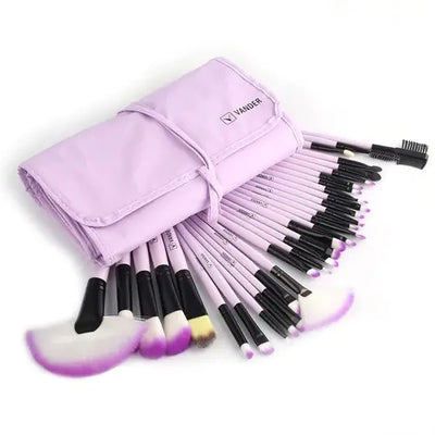 32-Piece Makeup Brush Set for Beauty and Cosmetics