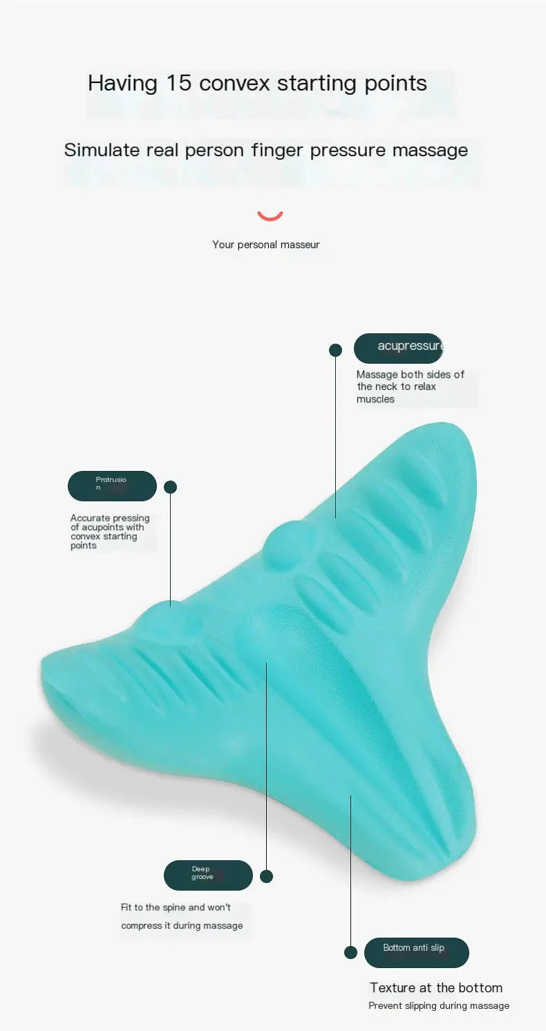 Neck Traction & Massage Pillow Shopera