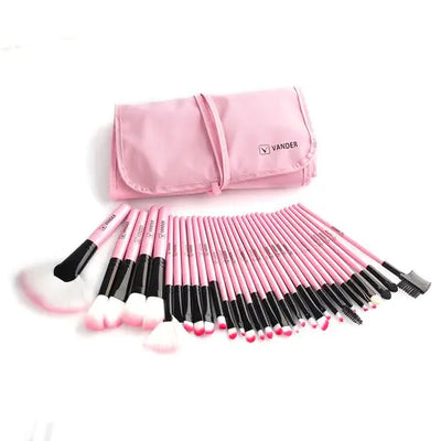 32-Piece Makeup Brush Set for Beauty and Cosmetics
