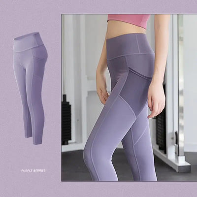 High-Waisted High Elastic Hip Tight Pants