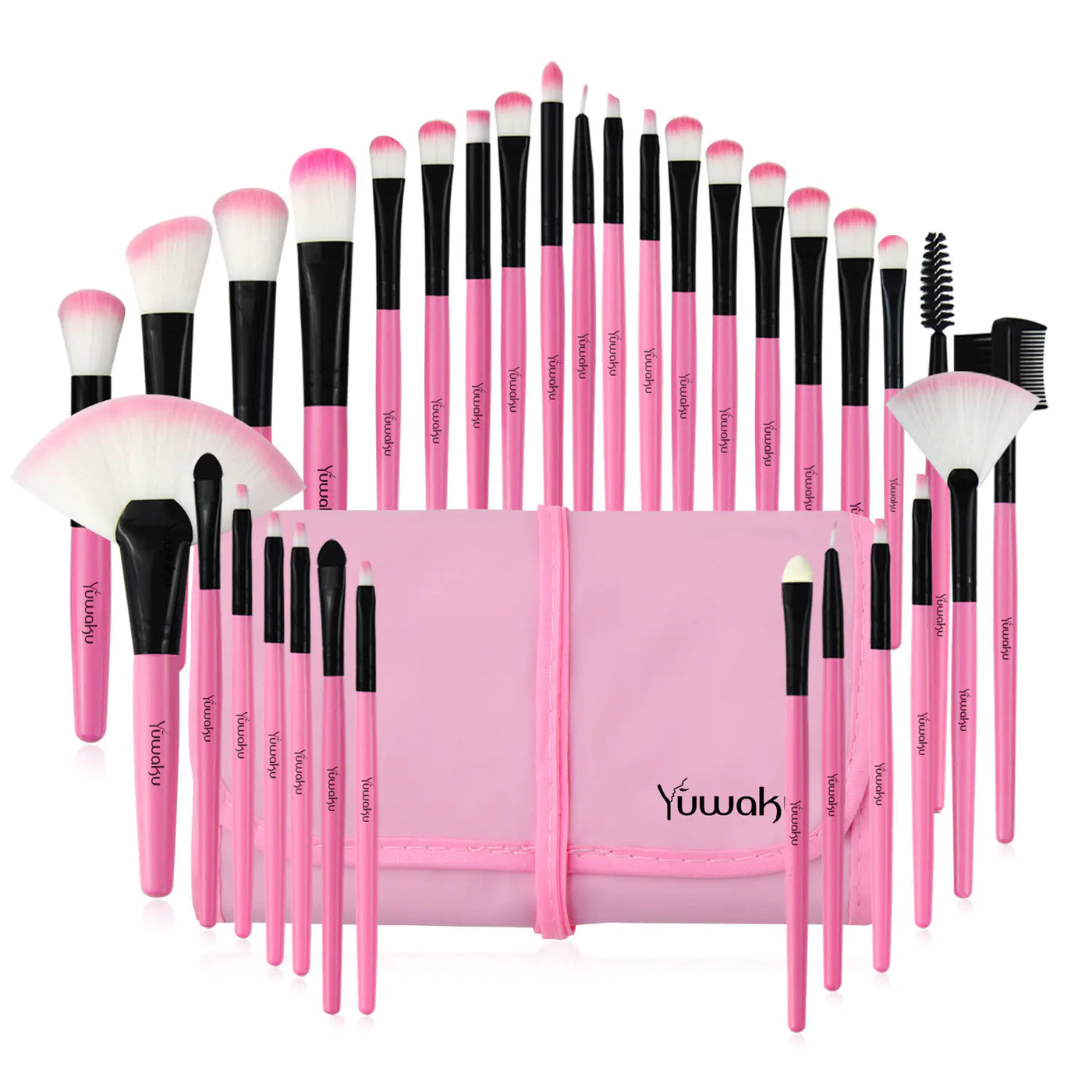 32-Piece Makeup Brush Set for Beauty and Cosmetics