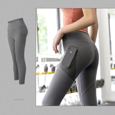 High-Waisted High Elastic Hip Tight Pants